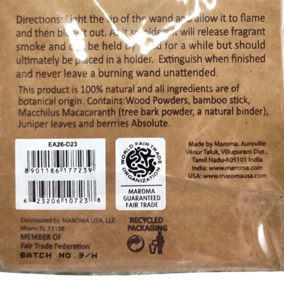 Juniper Incense Smudging Wands - Picture 9 of 12